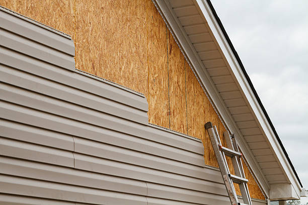 Professional Wood Siding technician working in Knightdale, NC
